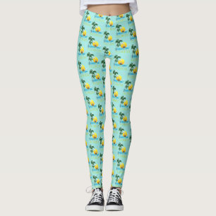 Leggings Été Floride Bateau à voile Sunset Plage côtière