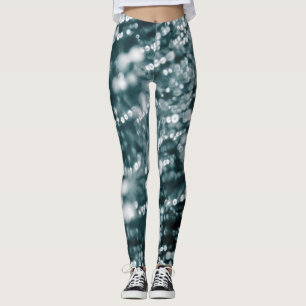 Leggings Étincelle d'argent Boules de glace congelées