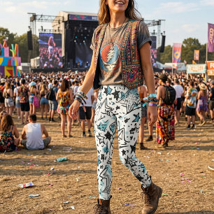 Leggings Étoile Céleste Gribouillis