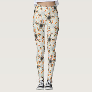 Leggings étoile motif brun brun brun brun cosmic