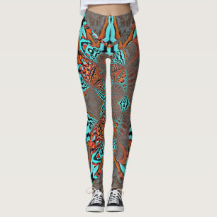 Leggings Étoile papillon fractale de l'avenir