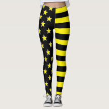 Leggings Étoiles Et Rayures