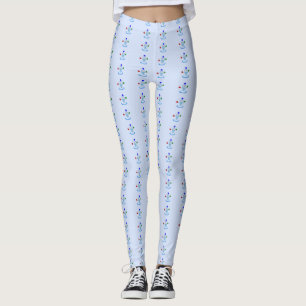 Leggings Exercice Whimsical Snowman Juggler