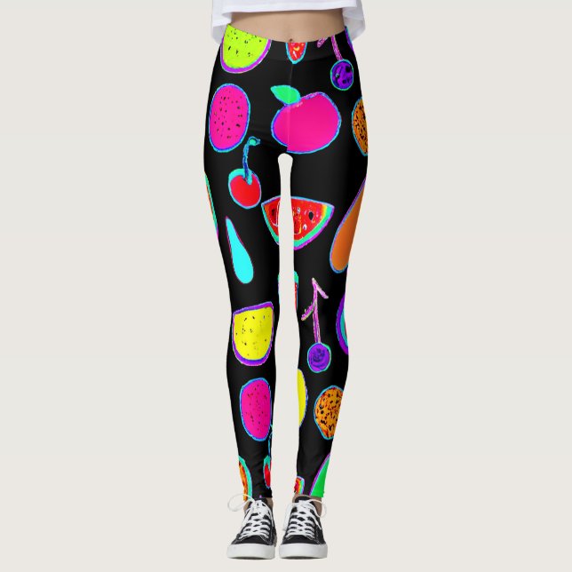 Leggings Explosion tropicale (Devant)