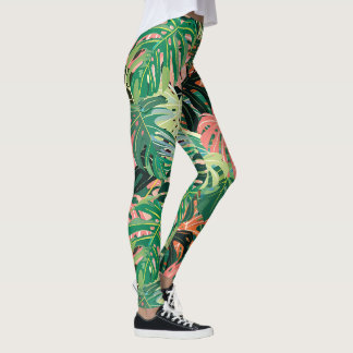 Leggings Extravaganza Feuille tropicale