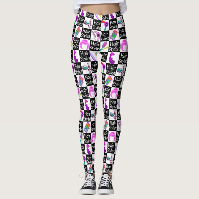 LEGGINGS FABULOUS HAIR STYLIST LEGINGS (Devant)