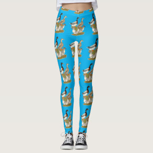 Leggings Famille de canards de Saxe
