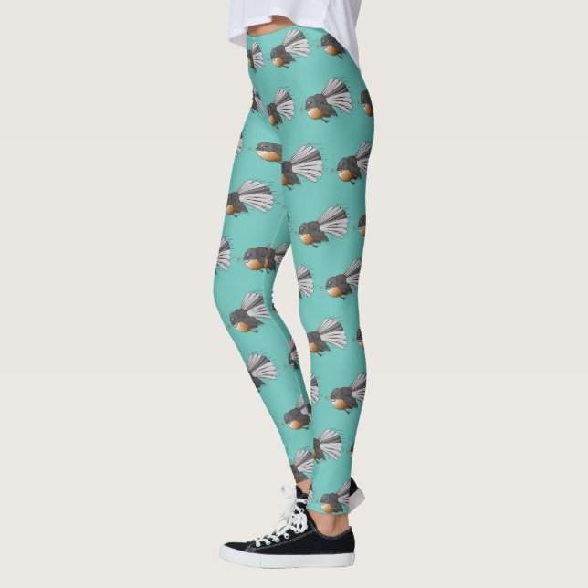 Leggings Fantail Piwakawaka (Gauche)