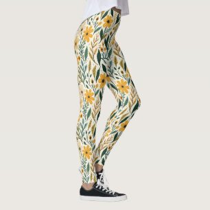 Leggings Fantaisie florale boho