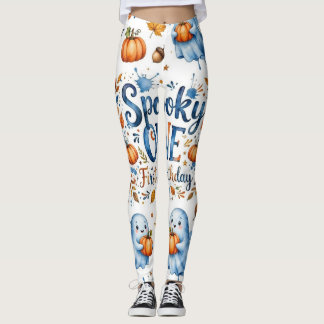 Leggings fantômes blancs pour femmes Spooky ONE
