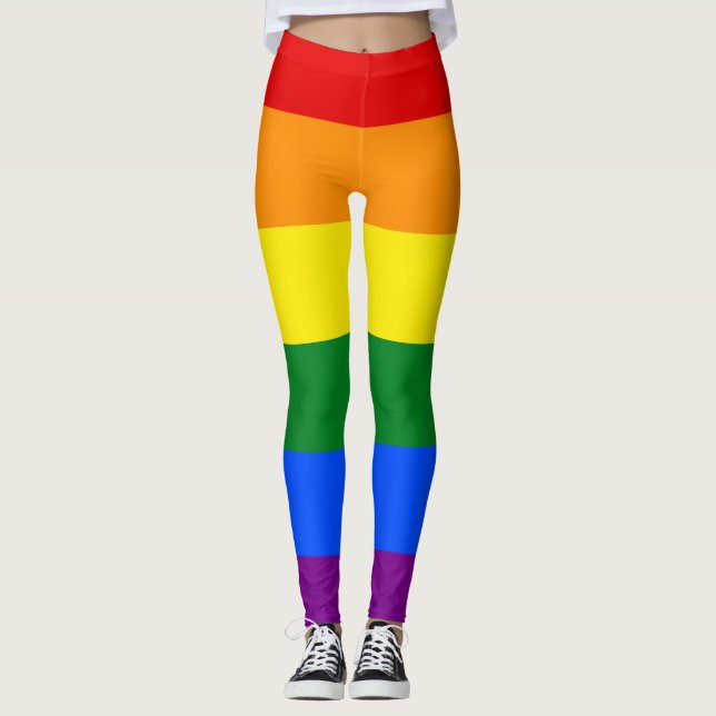 Leggings, farbenfrohe Leggings für Frauen (Vorderseite)