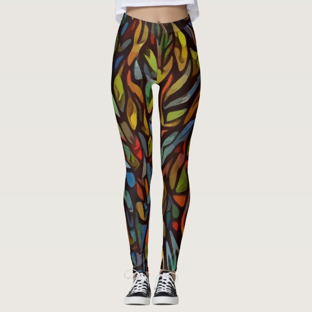 Leggings farbig (Vorderseite)