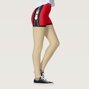 Leggings Fausse fard shorts Design unique Zipper Style chic