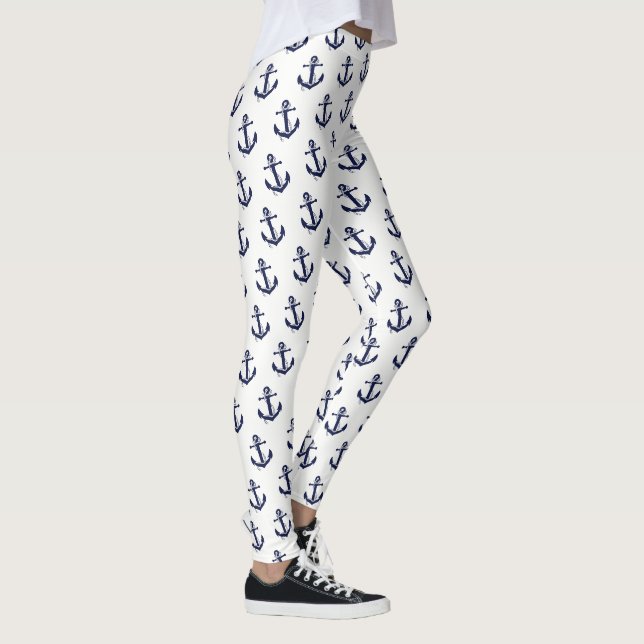 Leggings féminin - Ancre nautique (Droite)
