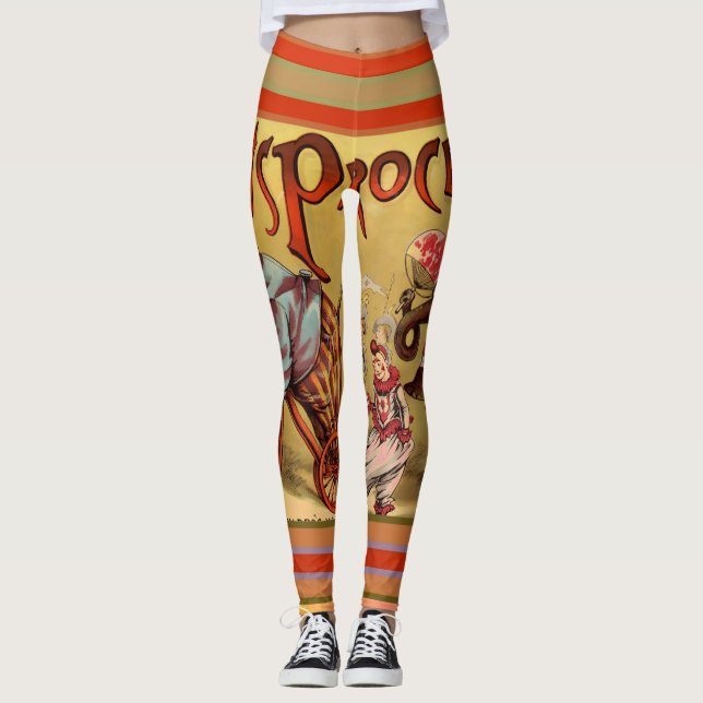 Leggings féminine de cirque (Devant)