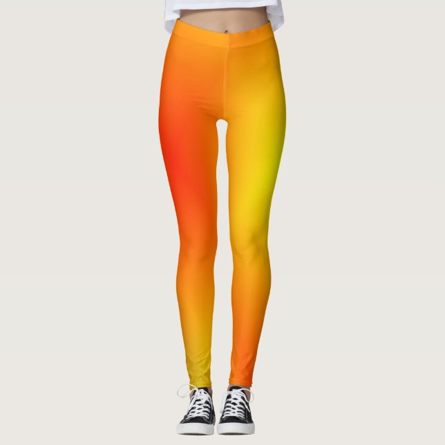 Leggings féminins à deux tons (Devant)