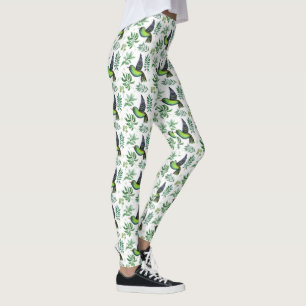 Leggings Femme Colibri Vert - Confort élégant