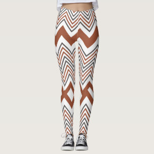 Leggings Femme de Zigzag colorée