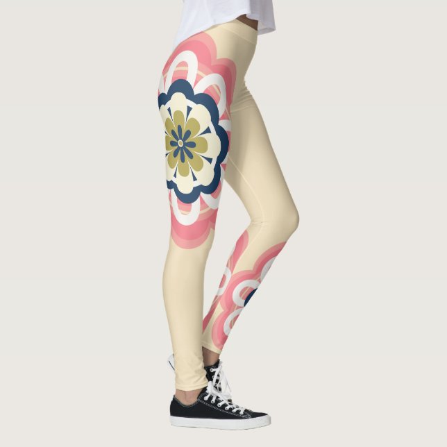 Leggings Femmes florale moderne (Droite)