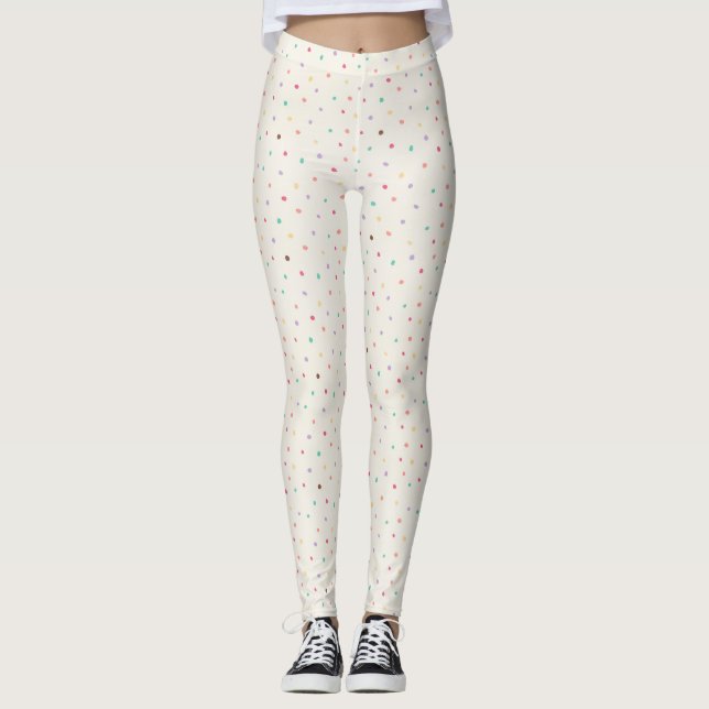 Leggings femmes Polka Dot Chic (Devant)