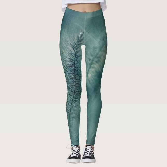 Leggings Fermes vertes botaniques (Devant)