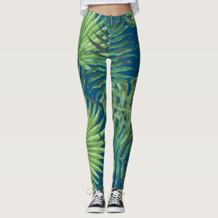 Leggings Ferns & Palms