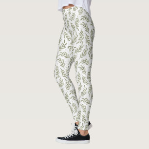 Leggings Festive Cypress Motif Holiday