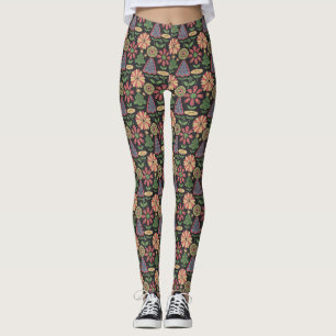 Leggings Festive Fiasco Florals