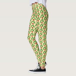 Leggings Fête des Mères Monstera Plante à motifs