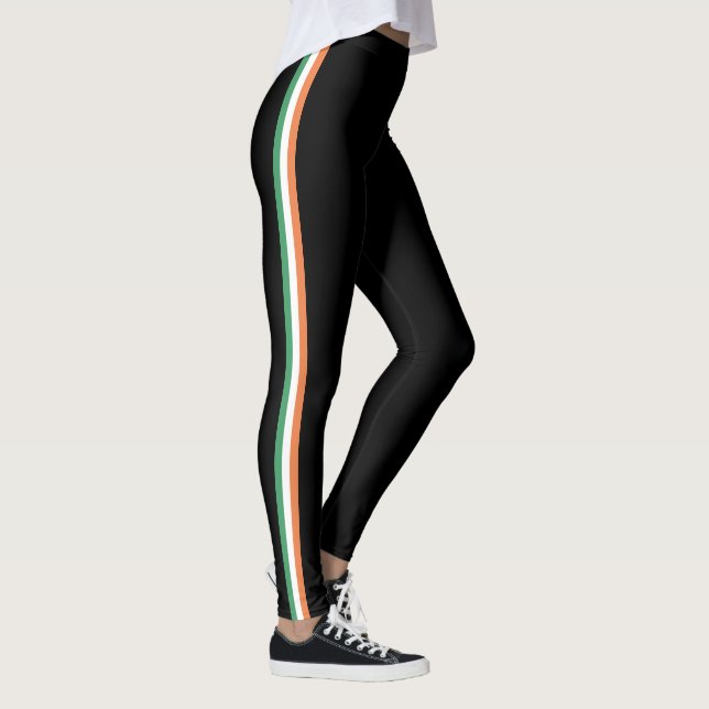 Leggings Fête du Père. Le drapeau d'Irlande. (Droite)