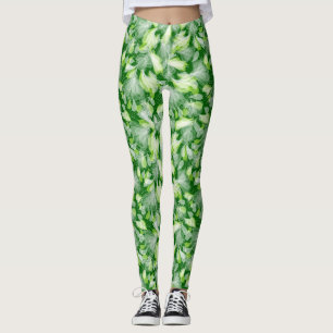 Leggings "feuillage"