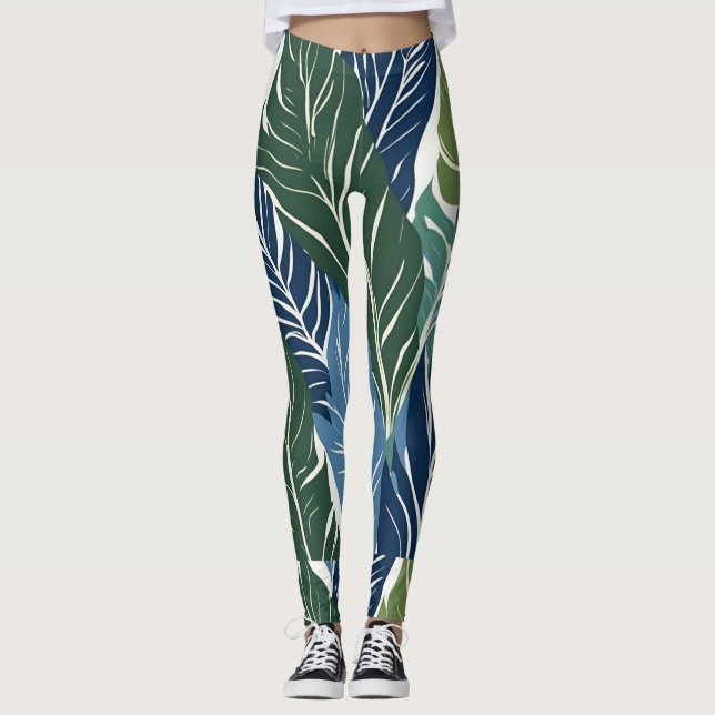 Leggings feuille (Devant)