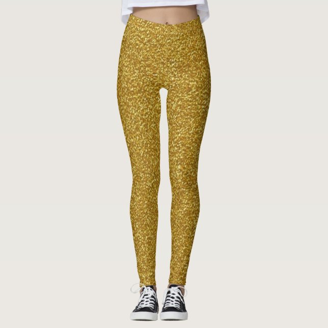 LEGGINGS FEUILLE D'OR (Devant)