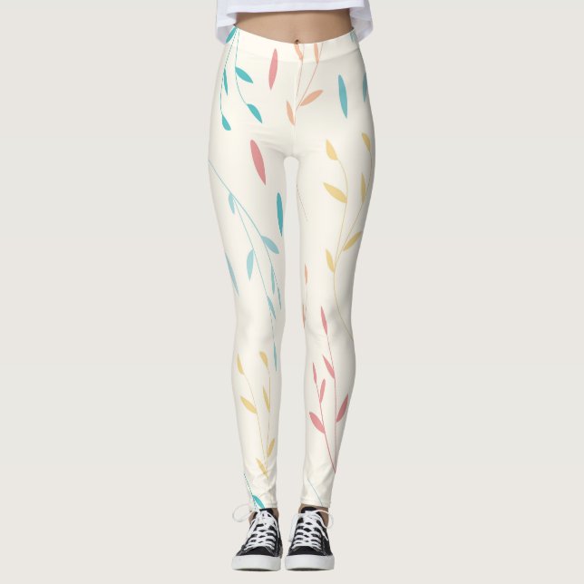 Leggings feuilles d'arbre (Devant)
