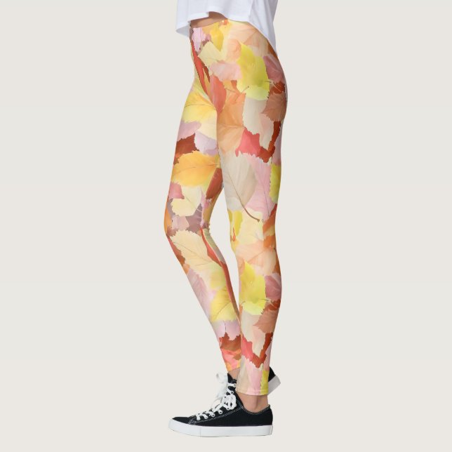 Leggings Feuilles d'automne colorées (Gauche)