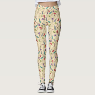 Leggings Feuilles d'automne Medley Coloré automne