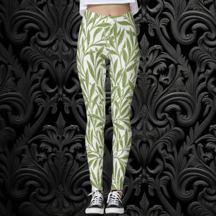 Leggings Feuilles de saule victoriennes vintage par William