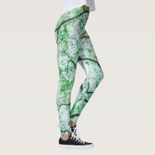 Leggings Feuilles et succursales élégants mais Éffrayants  