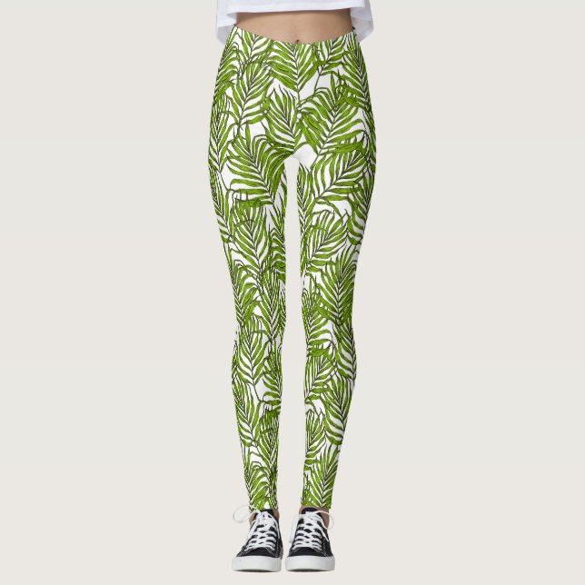 Leggings Feuilles Palm (Devant)