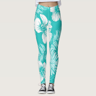 Leggings Feuilles tropicaux : Motif Plante Vintage