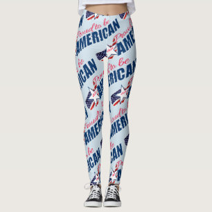 Leggings Fier d'être un Américain