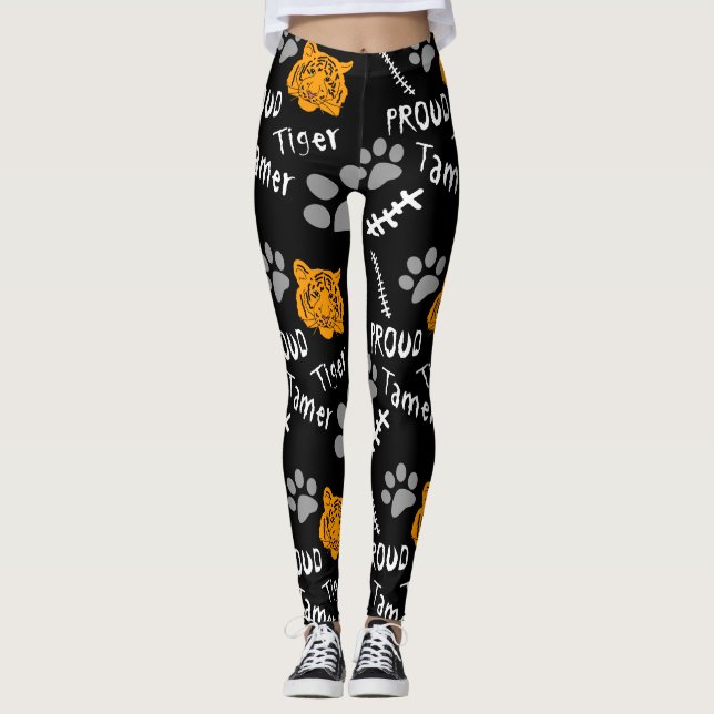 Leggings Fière Tiger Tamer Noir (Devant)