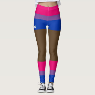 Leggings Fierté Bisexuelle Faux Shorts & Jambes