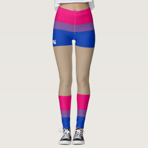 Leggings Fierté Bisexuelle Faux Shorts & Jambes