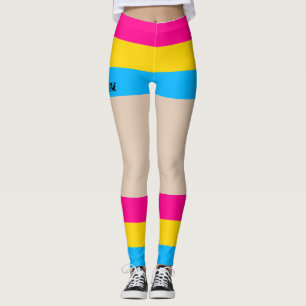 Leggings Fierté Pansexuelle Faux Shorts & Jambes