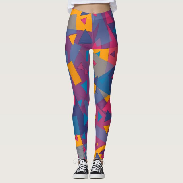 Leggings Fiesta abstraite #4 (Devant)