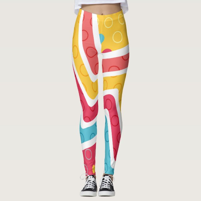 Leggings Figures géométriques 4 (Devant)