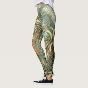 Leggings Filicinae par Ernst Haeckel, plantes de fougères v