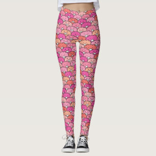 Leggings Fille drôle Motif de porc