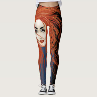 Leggings Fille du feu